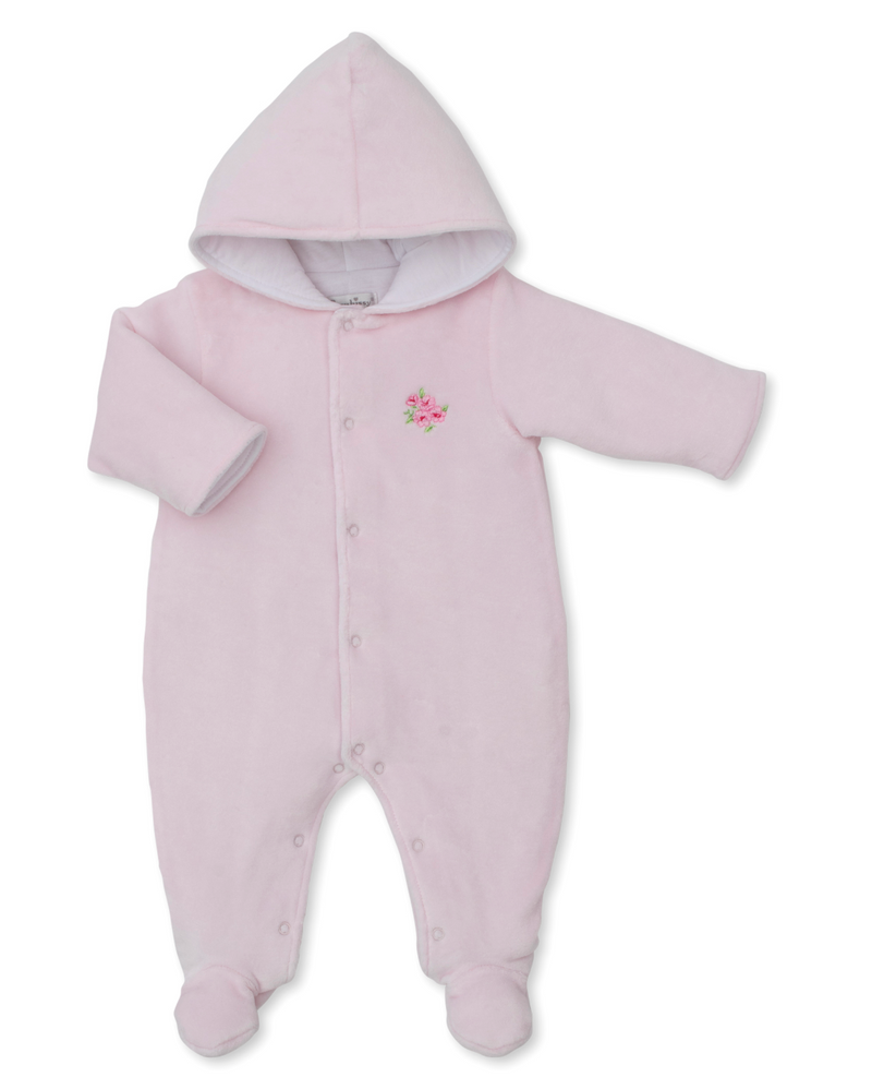 Kissy Kissy Velour Bunting in Roses and Blooms