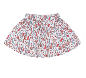 Minnow Mercado Paperbag Skirt in Feathered Floral