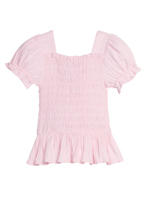 Little English Isla Top in Jaipur Pink