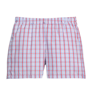 Little English Basic Short in Patriotic Plaid