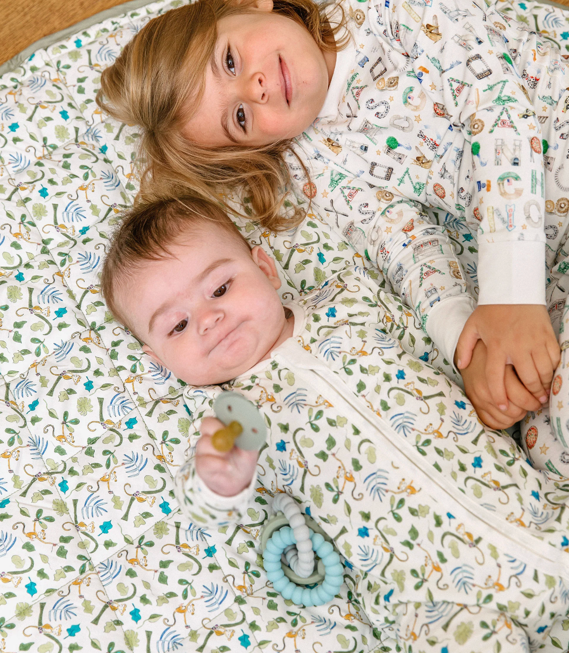 Timo & Violet One Piece in Happy Monkey