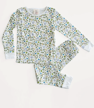 Timo & Violet Pajama Set in Happy Monkey