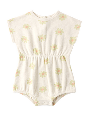 Rylee + Cru Kai Romper in Yellow Daisy