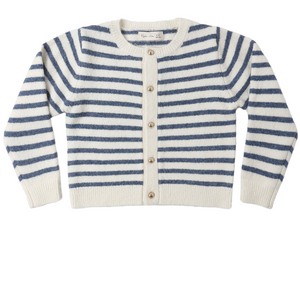 Rylee + Cru Classic Cardigan in Maritime Stripe