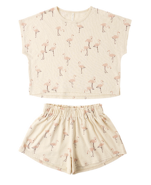 Rylee + Cru Raegan Set in Flamingo
