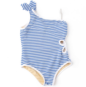 Shade Critters One-Piece Swimsuit in Ribbed Daisy Cut-Out