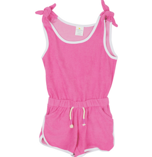 Shade Critters Terry Romper in Pink