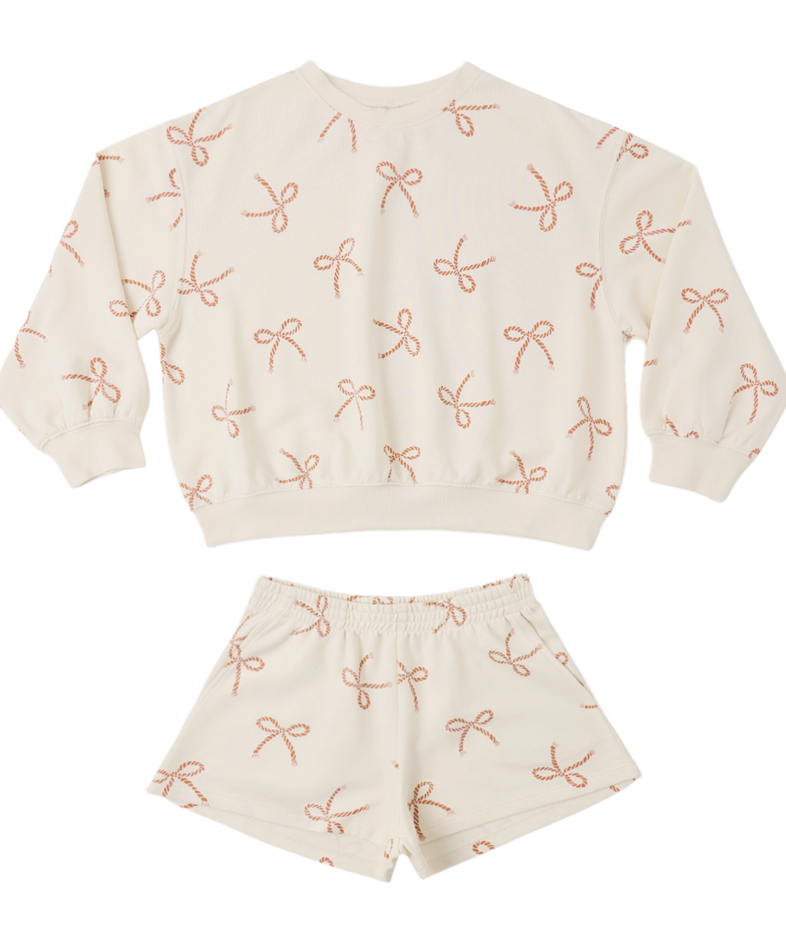 Rylee + Cru Summer Terry Set in Sailor Bows
