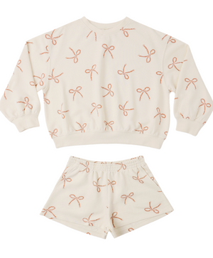 Rylee + Cru Summer Terry Set in Sailor Bows