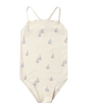 Rylee + Cru Tori Swimsuit in Sail