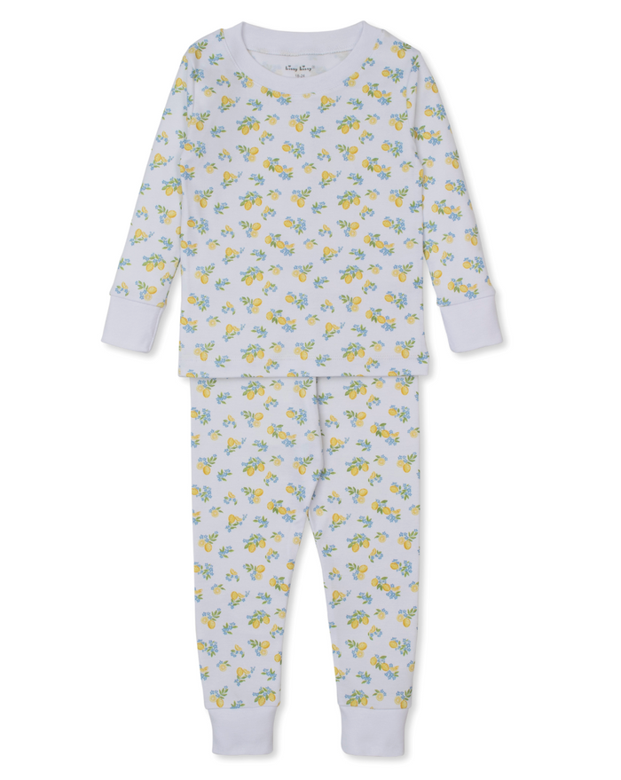 Kissy Kissy Snugfit Pajama Set in Lemon Blossoms