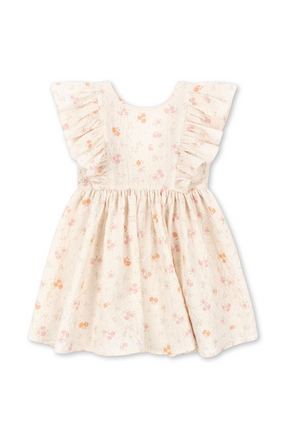 Konges Slojd Elin Frill Dress in Nonoka Flowers