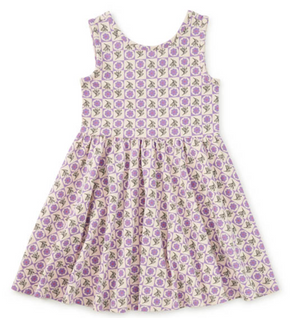 Tea Collection Sleeveless Ballet Dress in Tile Floral