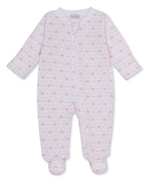 Kissy Kissy Zip Footie in Baby Bows
