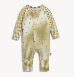 Magnetic Me Modal Convertible Coverall in Pumpkin Plaid