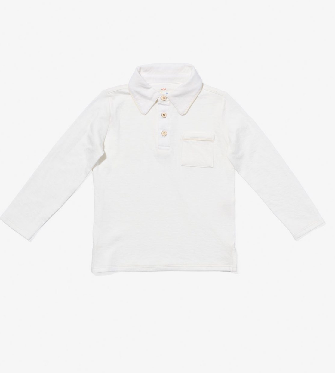 Oso & Me Parker Polo with Vanilla Piping