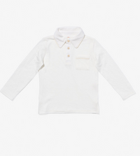 Oso & Me Parker Polo with Vanilla Piping