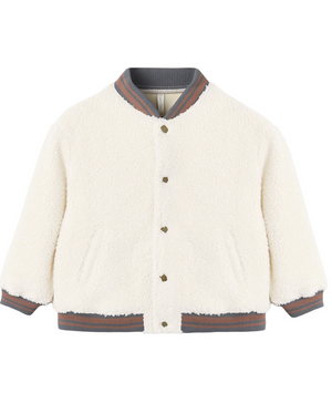 Rylee + Cru Sherpa Bomber in Natural