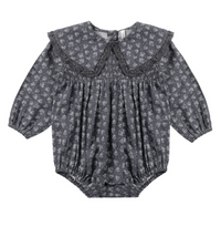 Rylee + Cru Fern Romper in Heart Ditsy