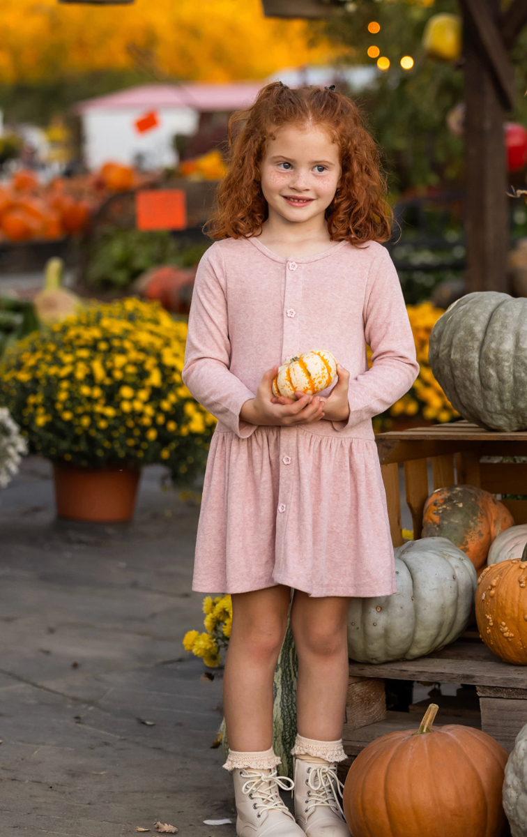 Mabel and Honey Margaret Dress in Pink