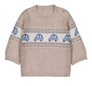 Mayoral Crewneck Sweater in Cars
