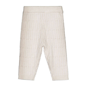 Mayoral Cable Knit Leggings in Pottery
