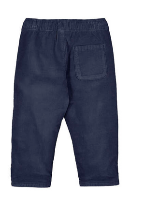 Mayoral Micro Cord Lined Pant in Blue