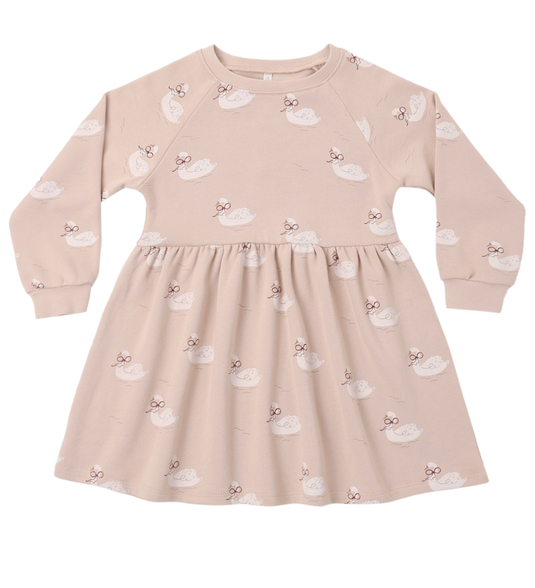 Rylee + Cru Raglan Dress in Swans