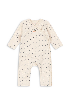Konges Slojd Cross Body Romper in Blue Dot