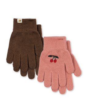 Konges Slojd Filla Gloves Two-Pack in Sorbet