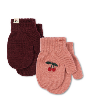 Konges Slojd Filla Mittens Two-Pack in Sorbet
