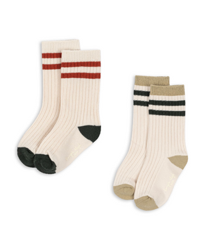 Konges Slojd Socks Two-Pack in Stripe