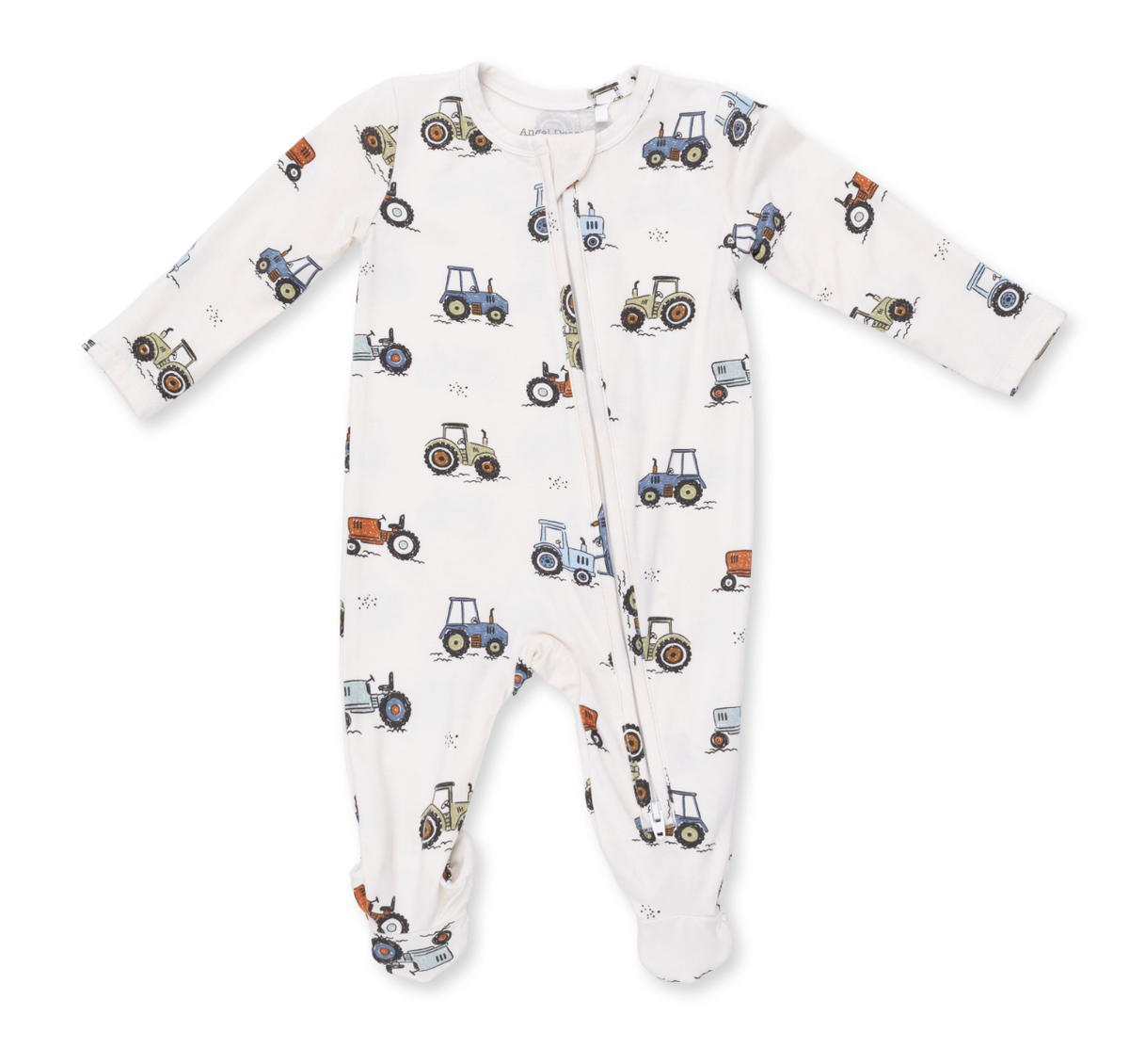 Angel Dear 2 Way Zipper Footie in Future Farmer