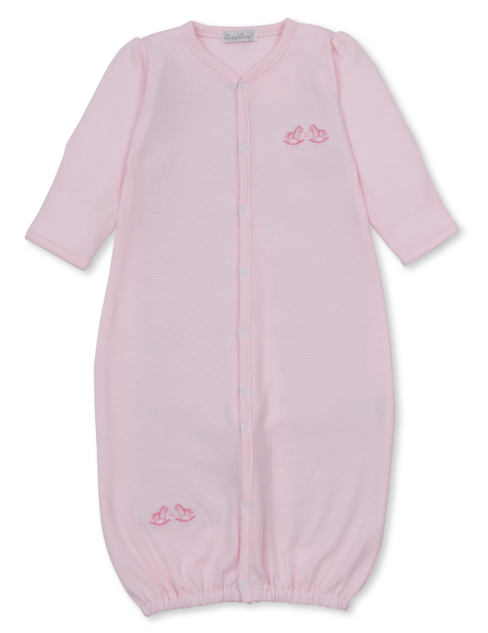 Kissy Kissy Convertible Gown in Pink Gingham Rockers