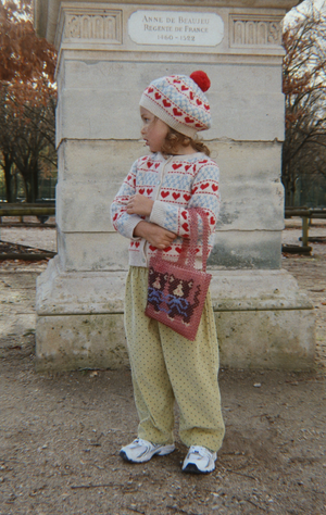 Konges Slojd Belou Knit Cardigan in Hearts