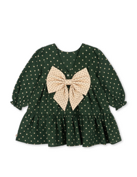 Konges Slojd Elin Bow Dress in Dot Marseille