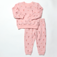 Coop Kids by Pink Chicken Baby Jax Jogger Set in Tiny Ballerinas