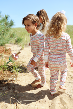 Joy Street Kids Pajamas in Christmas Lobsters
