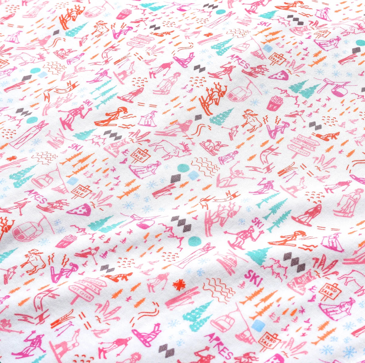 Joy Street Kids Pajamas in Pink Apres Ski