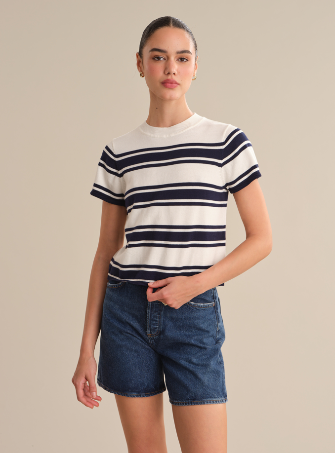 CHALK / DARK BLUE