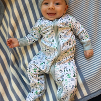 Joy Street Kids Zip Onesie in Apres Ski