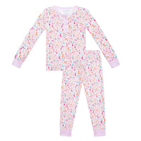 Joy Street Kids Pajamas in Pink Apres Ski