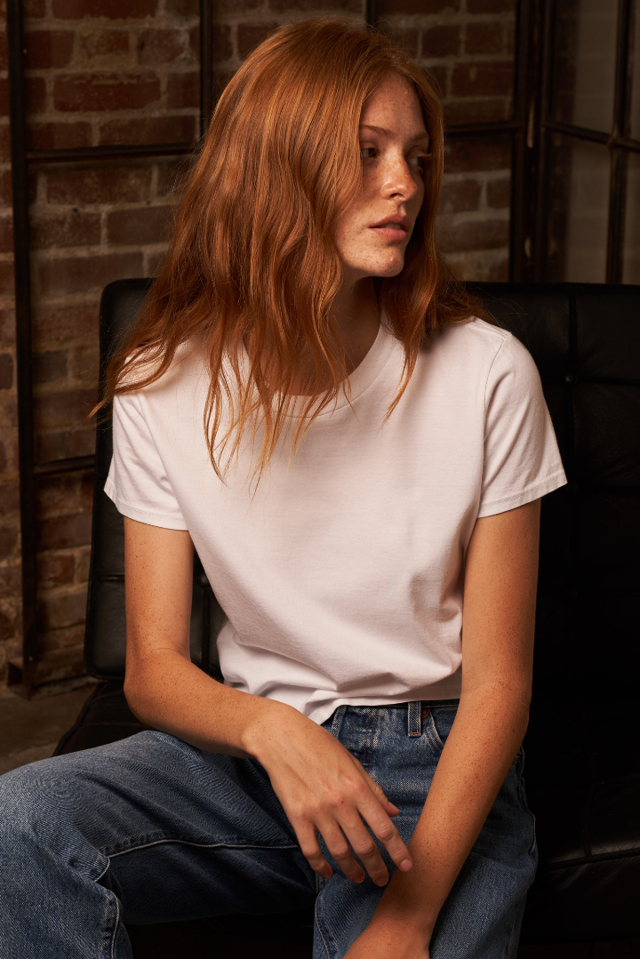 perfectwhitetee Springsteen Tee in White
