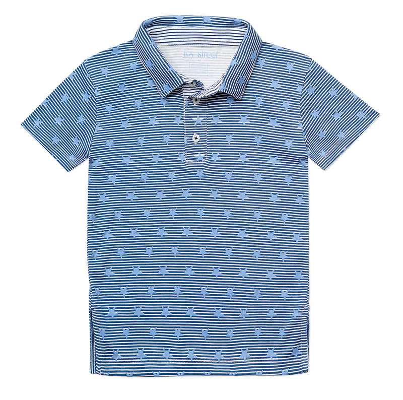 Joy Street Kids Polo Shirt in Stars & Stripes