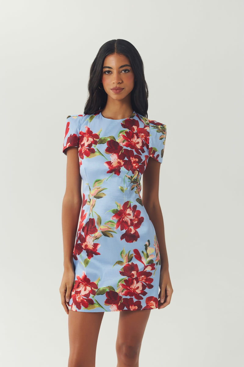 hutch cocktail dress Bryce in Blue/Red – Crush Boutique free spirit fashion The only dress you Sleeveless ruffle trim long Size:4T with Bloomers