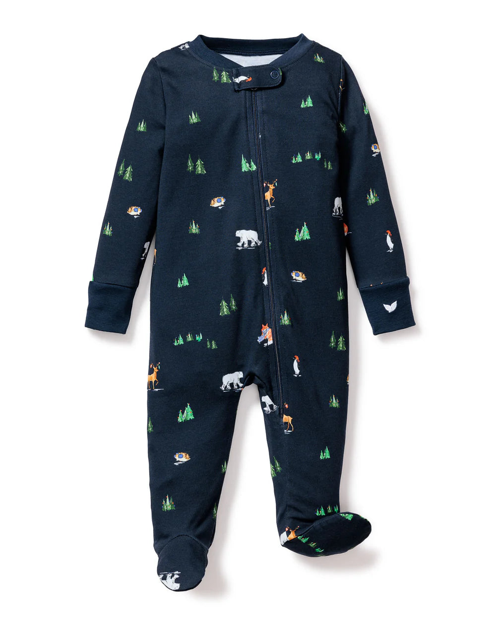 Petite Plume 100% Pima Cotton Romper in Arctic Antics