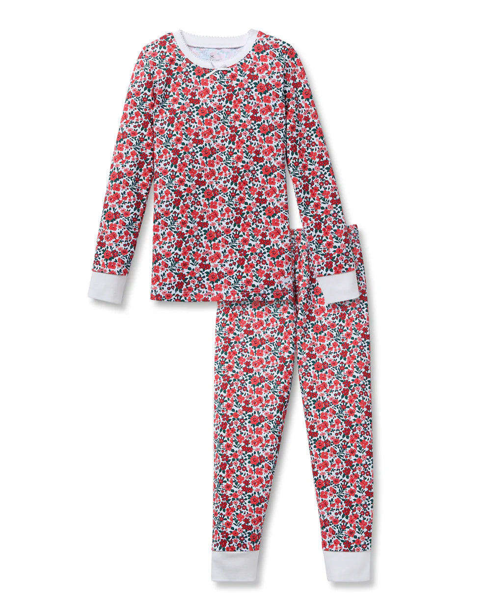 Petite Plume Pima Cotton Snugfit Pajamas in Fleurs des Bois