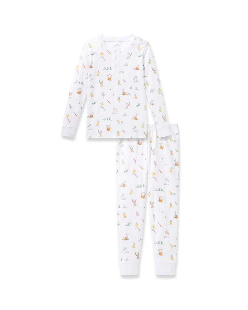 Petite Plume 100% Pima Cotton Pajamas in Easter Frolic