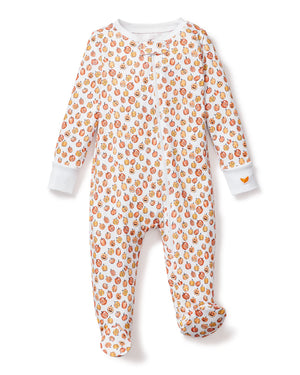 Petite Plume Pima Cotton Pumpkin Patch Romper