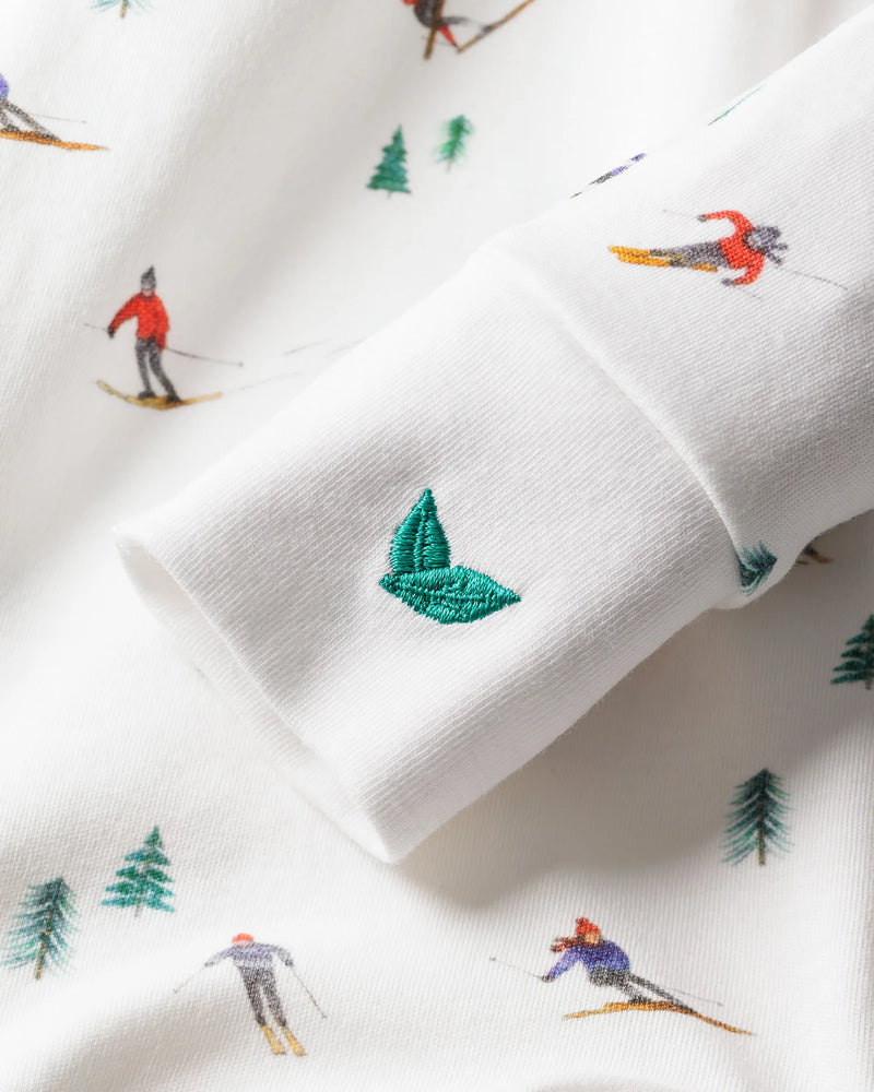 Petite Plume Pima Cotton Romper in Après Ski